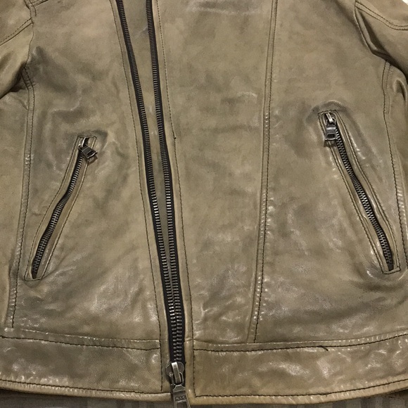 Leather biker jacket - Picture 7 of 10